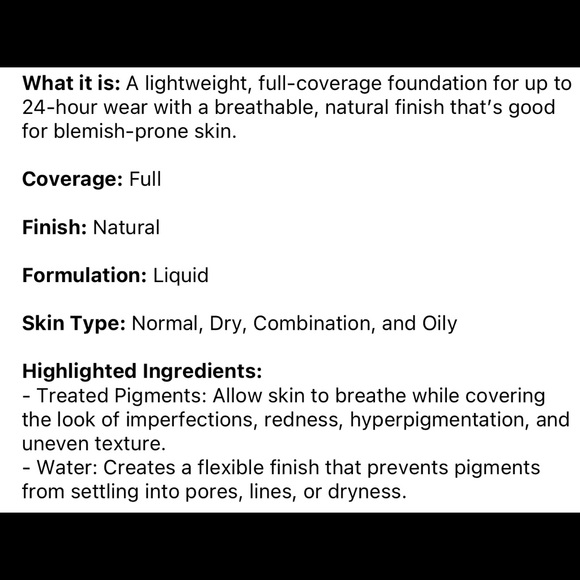 🆕BECCA Porcelain Ultimate Coverage Foundation - Picture 5 of 6